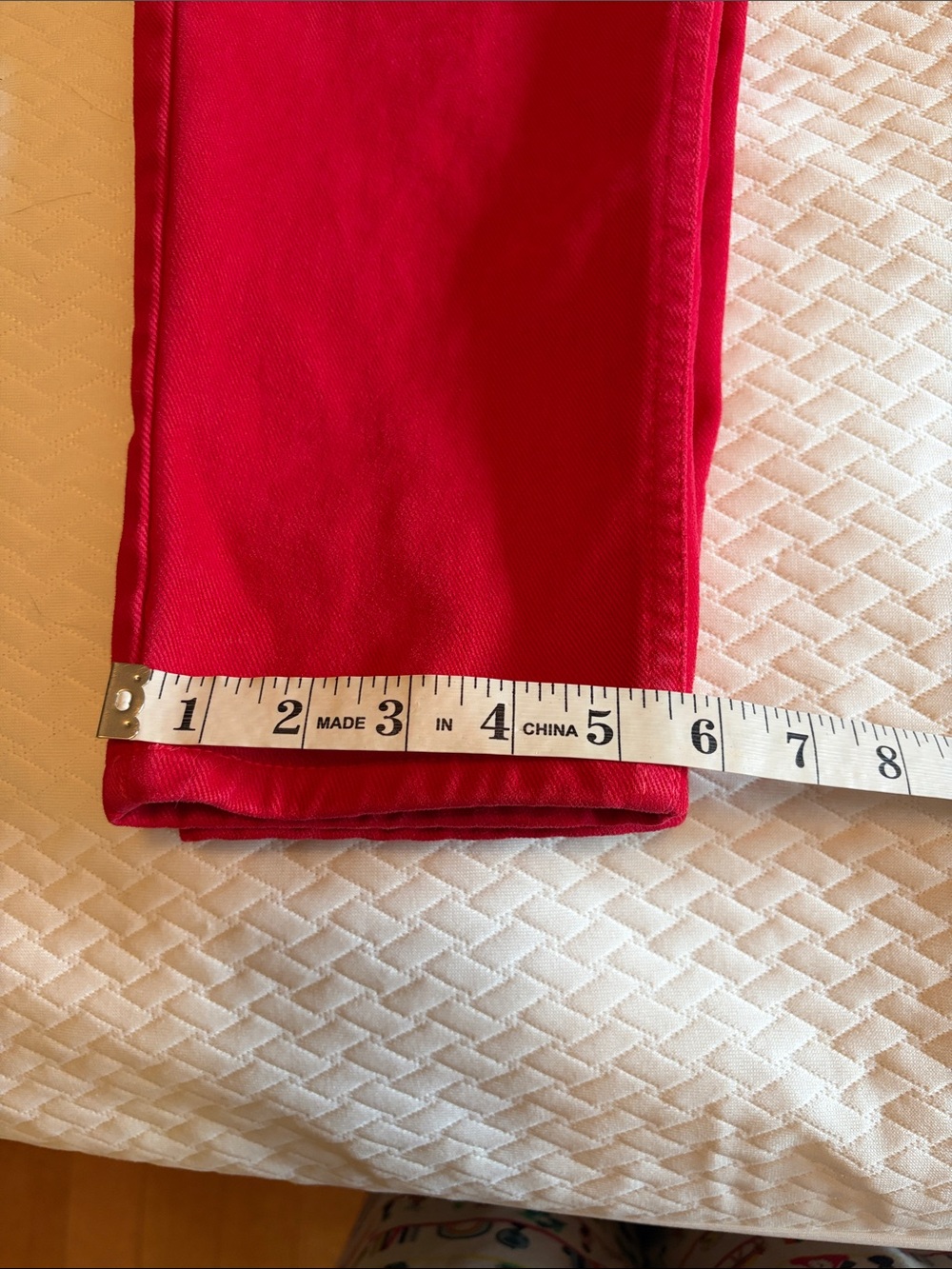 Vintage Guess Red High-Waist Jeans - Picture 8 of 9